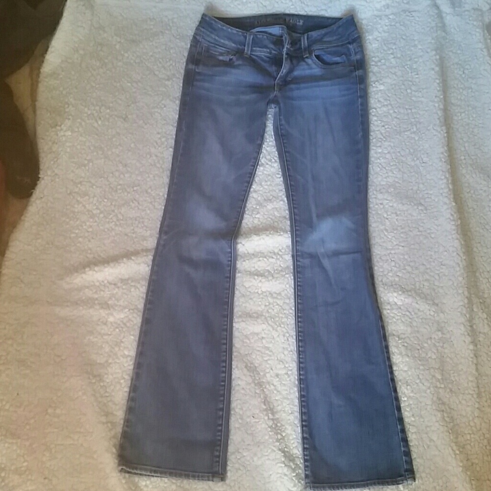 American Eagle kick boot super stretch long jeans
